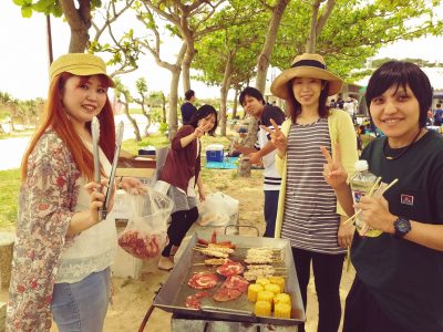 沖縄アロエのビーチパーティ 沖縄アロエ スタッフブログ